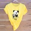 Damen-T-Shirt mit Panda-Aufdruck B373 4