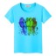 Damen-T-Shirt mit Papageien-Print 4