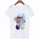 Damen-T-Shirt mit Paris-Motiv 10