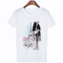 Damen-T-Shirt mit Paris-Motiv 13