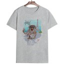 Damen-T-Shirt mit Paris-Motiv 6