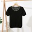 Damen-T-Shirt mit Perlen A1317 3