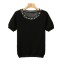 Damen-T-Shirt mit Perlen A1317 2