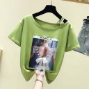 Damen-T-Shirt mit Schleife B396 5