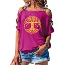 Damen-T-Shirt mit Schlitzen A1258 7