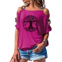 Damen-T-Shirt mit Schlitzen A1258 16