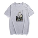 Damen-T-Shirt mit Skelett-Print 2