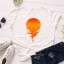 Damen-T-Shirt mit Sonnenuntergangsdruck 8