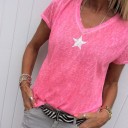 Damen-T-Shirt mit Stern B354 2