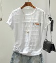 Damen-T-Shirt mit Tasche A1233 3