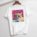 Damen-T-Shirt mit Tiermotiv B332 4