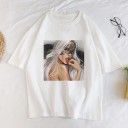 Damen-T-Shirt mit weiblichem Aufdruck A1236 7