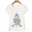 Damen-T-Shirt mit Yoga-Motiv 3