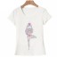 Damen-T-Shirt mit Yoga-Motiv 5