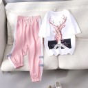 Damen-T-Shirt und Jogginghose 1