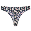Damen-Tanga mit Blumenprint 17
