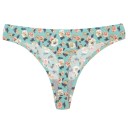 Damen-Tanga mit Blumenprint 19