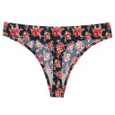 Damen-Tanga mit Blumenprint 21