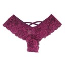 Damen-Tanga mit V-String und Spitze 4