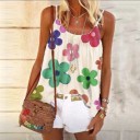 Damen-Tanktop mit Blumen 5