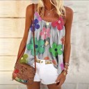 Damen-Tanktop mit Blumen 4