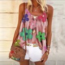 Damen-Tanktop mit Blumen 3