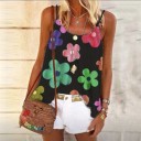 Damen-Tanktop mit Blumen 2