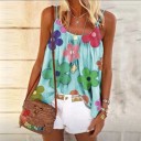 Damen-Tanktop mit Blumen 6