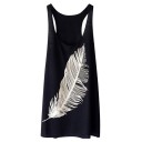 Damen-Tanktop mit Feder 3