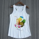 Damen-Tanktop mit Fruchtdruck 18