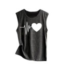 Damen-Tanktop mit Herz-Print 5