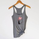 Damen-Tanktop mit Katze 3