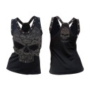 Damen-Tanktop mit Totenkopf 1