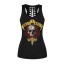 Damen-Tanktop mit Totenkopf-Print 2