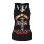 Damen-Tanktop mit Totenkopf-Print 4