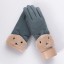 Damen-Touch-Handschuhe mit Teddybär J2815 2