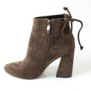 Damen-Wildlederschuhe mit hohem Absatz J3229 28