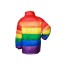 Damen Winter-Regenbogenjacke P1908 3