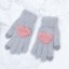 Damen-Winterhandschuhe mit Herz 5