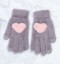 Damen-Winterhandschuhe mit Herz 7