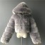 Damen-Winterjacke aus Kunstfell P1481 7