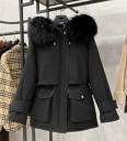 Damen-Winterjacke mit Fell 5