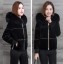 Damen Winterjacke mit Fell P1659 3