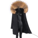 Damen-Winterjacke mit Fell P1729 5