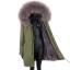 Damen-Winterjacke mit Fell P1729 17