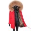 Damen-Winterjacke mit Fell P1729 20