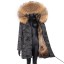 Damen-Winterjacke mit Fell P1729 7