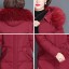 Damen Winterjacke mit Fell P2140 3