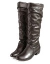 Damen-Winterstiefel aus Leder J1819 2