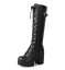 Damen-Winterstiefel mit Absatz J1197 11